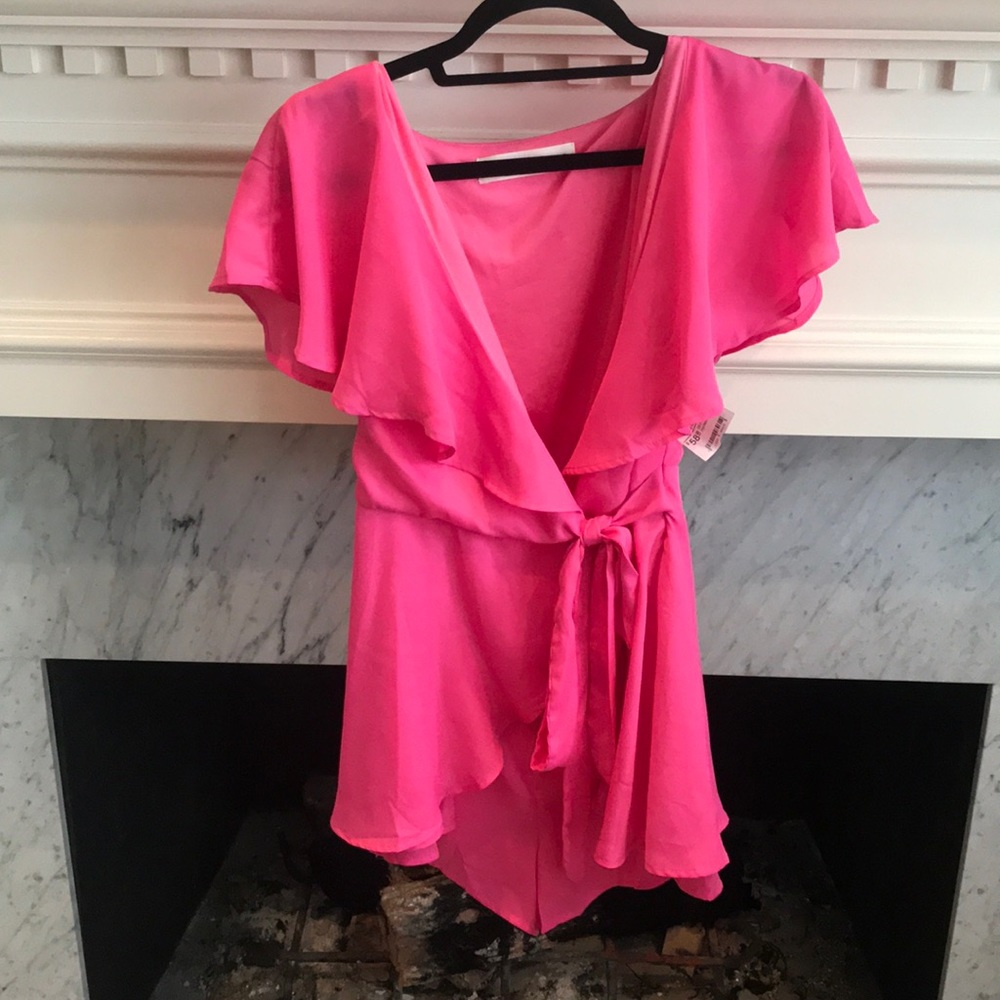 Women’s pink romper